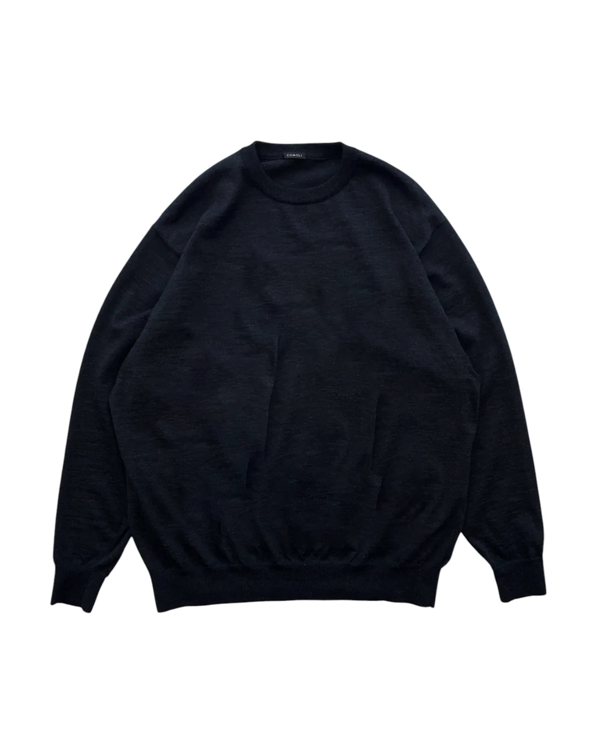 COMOLI の ウール クルーネックニット (C03-06010)