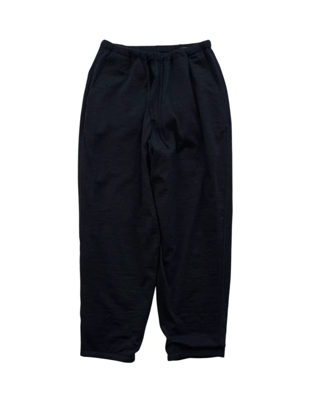 COMOLI BEAMS 18AWウールサージテーパードパンツ 3 コモリ _ COMOLI ブラックデニム テーパードパンツ No. : C03-03005