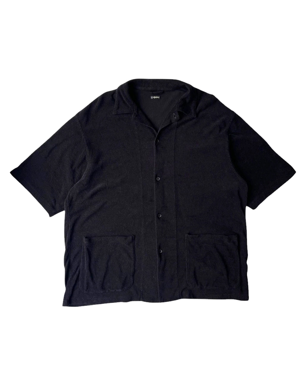COMOLI ブラック 半袖シャツ COMOLI_C_CA_B01-05025.webp?v=