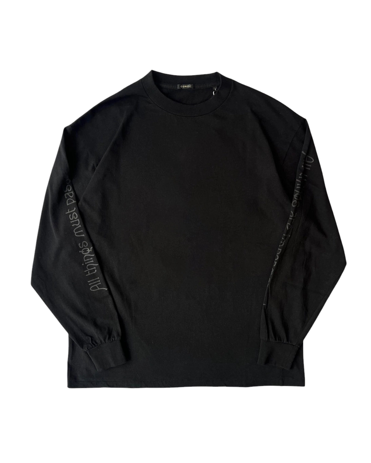 COMOLI の コットンカシミヤ 長袖Tシャツ (C03-05009)