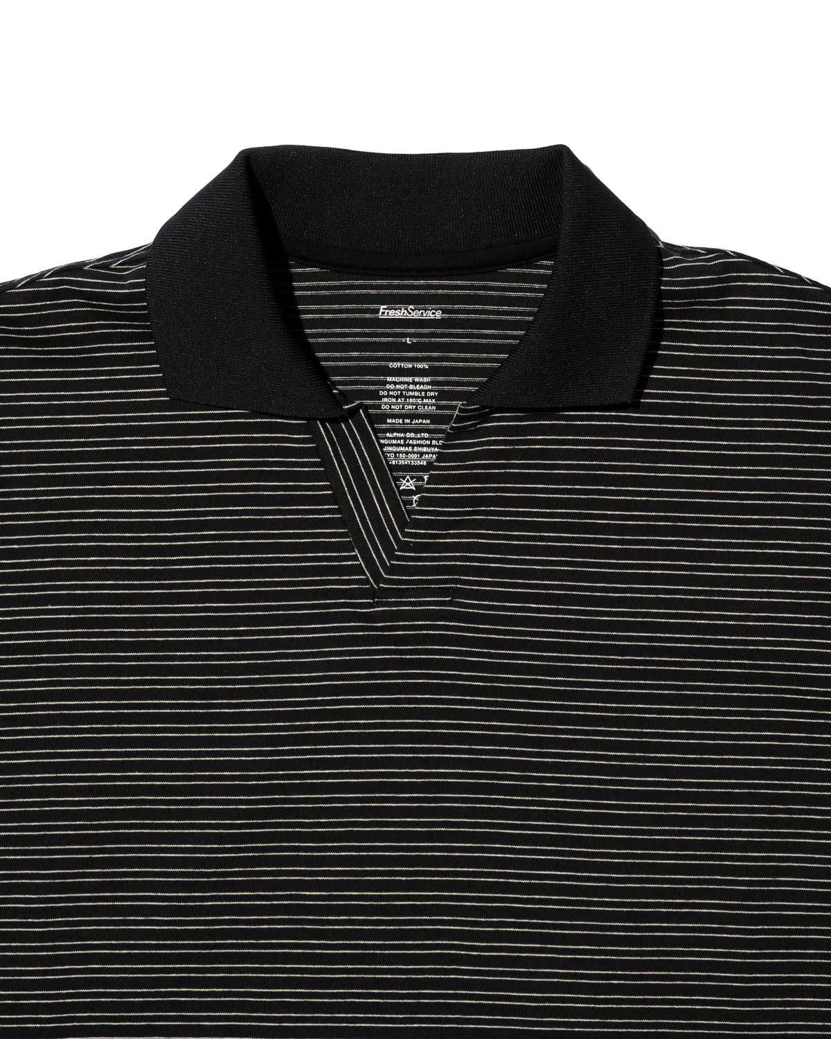 FreshService / CONPACT DRY BORDER V-NECK POLO (FSC262-70120)
