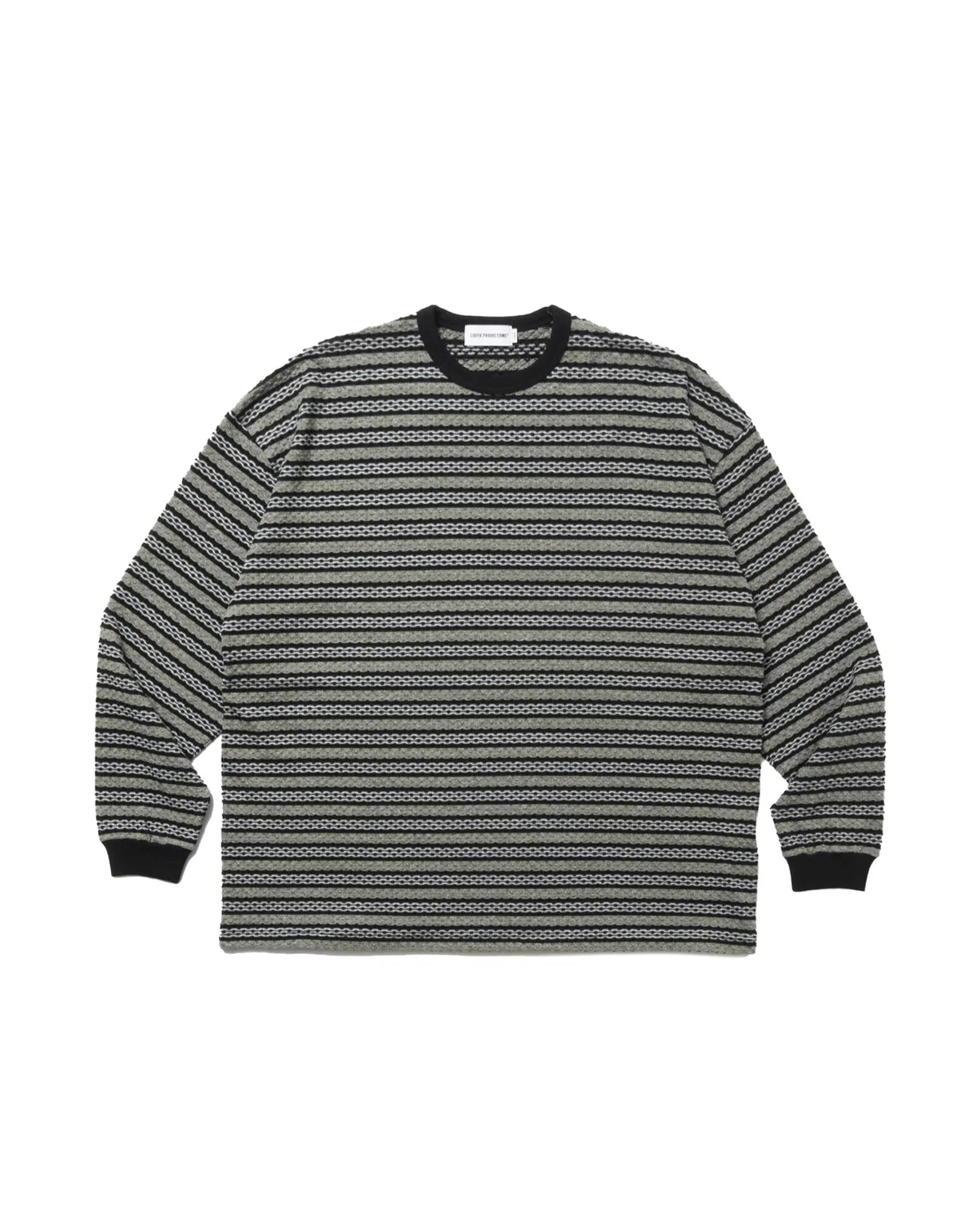 COOTIE PRODUCTIONS® の Jacquard Border L/S Tee (CTE-25S320)
