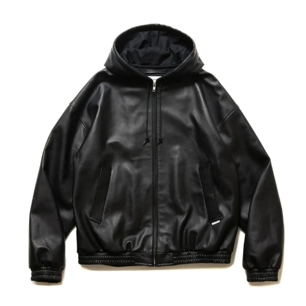 COOTIE PRODUCTIONS® の
 Leather Zip Hoodie (CTE-24S212)