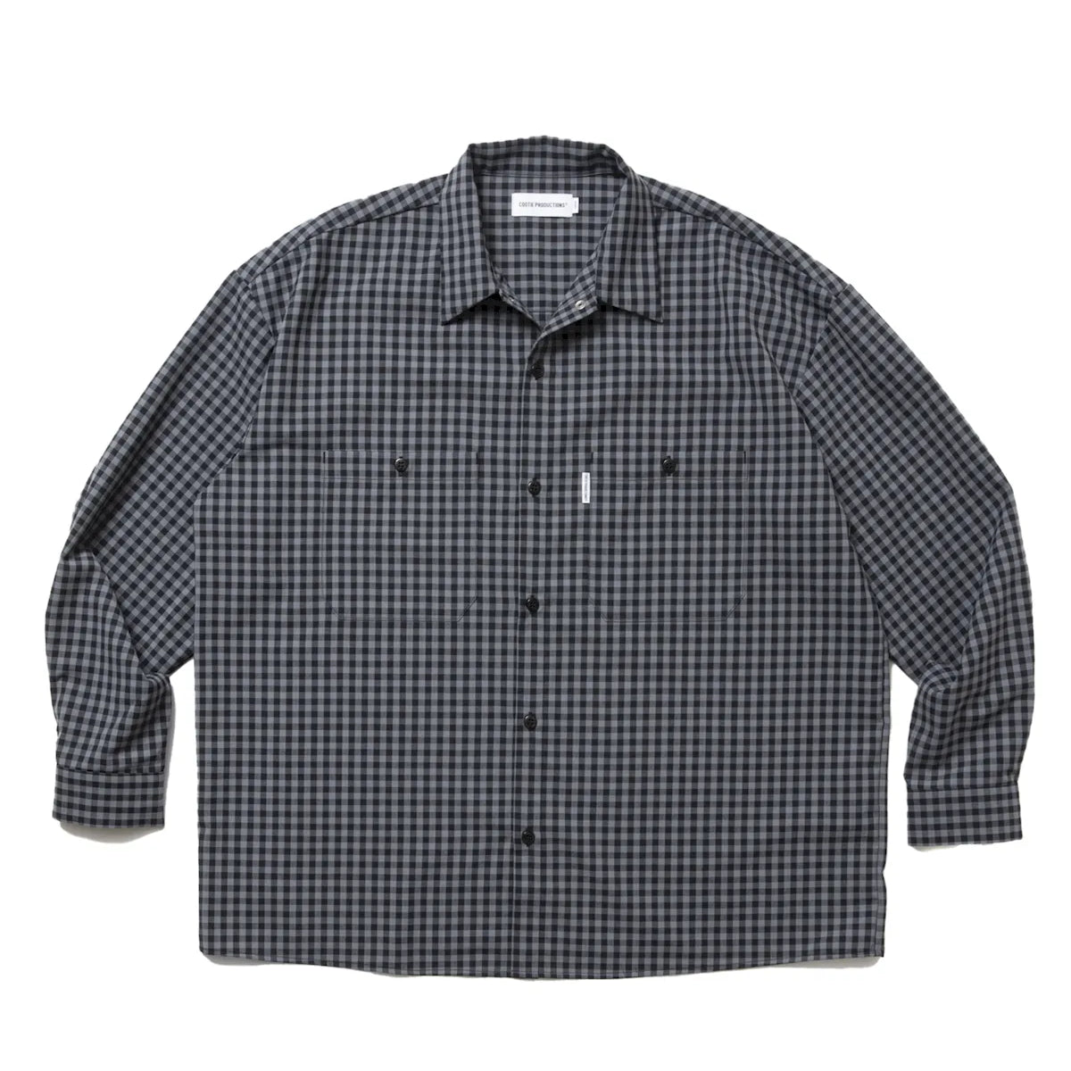COOTIE (クーティー) Linen Check Work S/S Shirt(リネン
