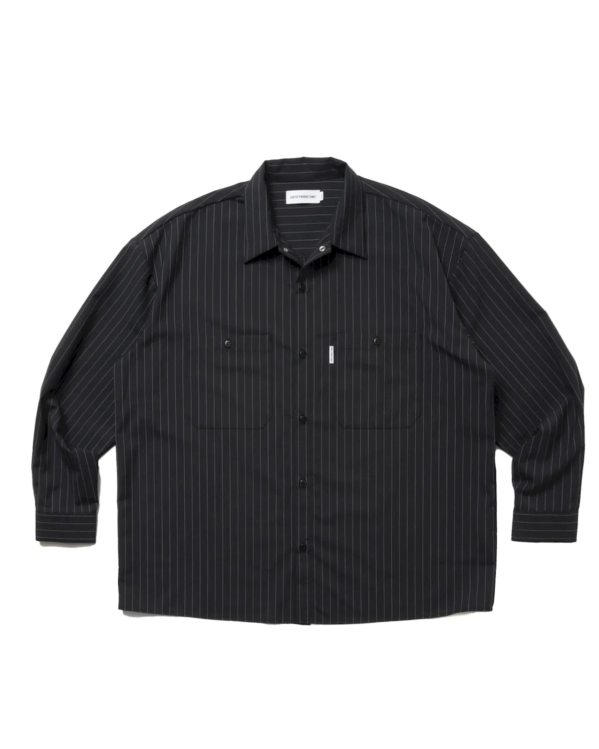 COOTIE PRODUCTIONS® の T/W Work L/S Shirt (CTE-25S401-STRIPE)