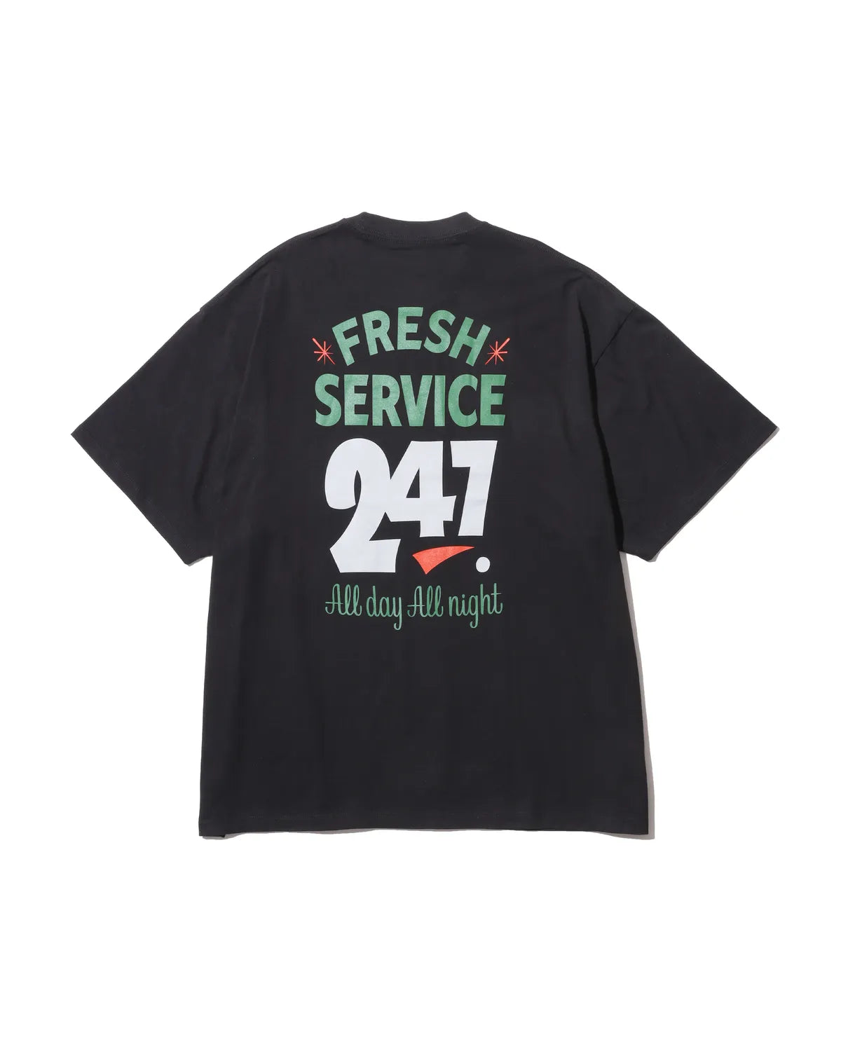 FreshService / CORPORATE PRINTED S/S TEE "ALL DAY ALL NIGHT" (FSC261-70152)