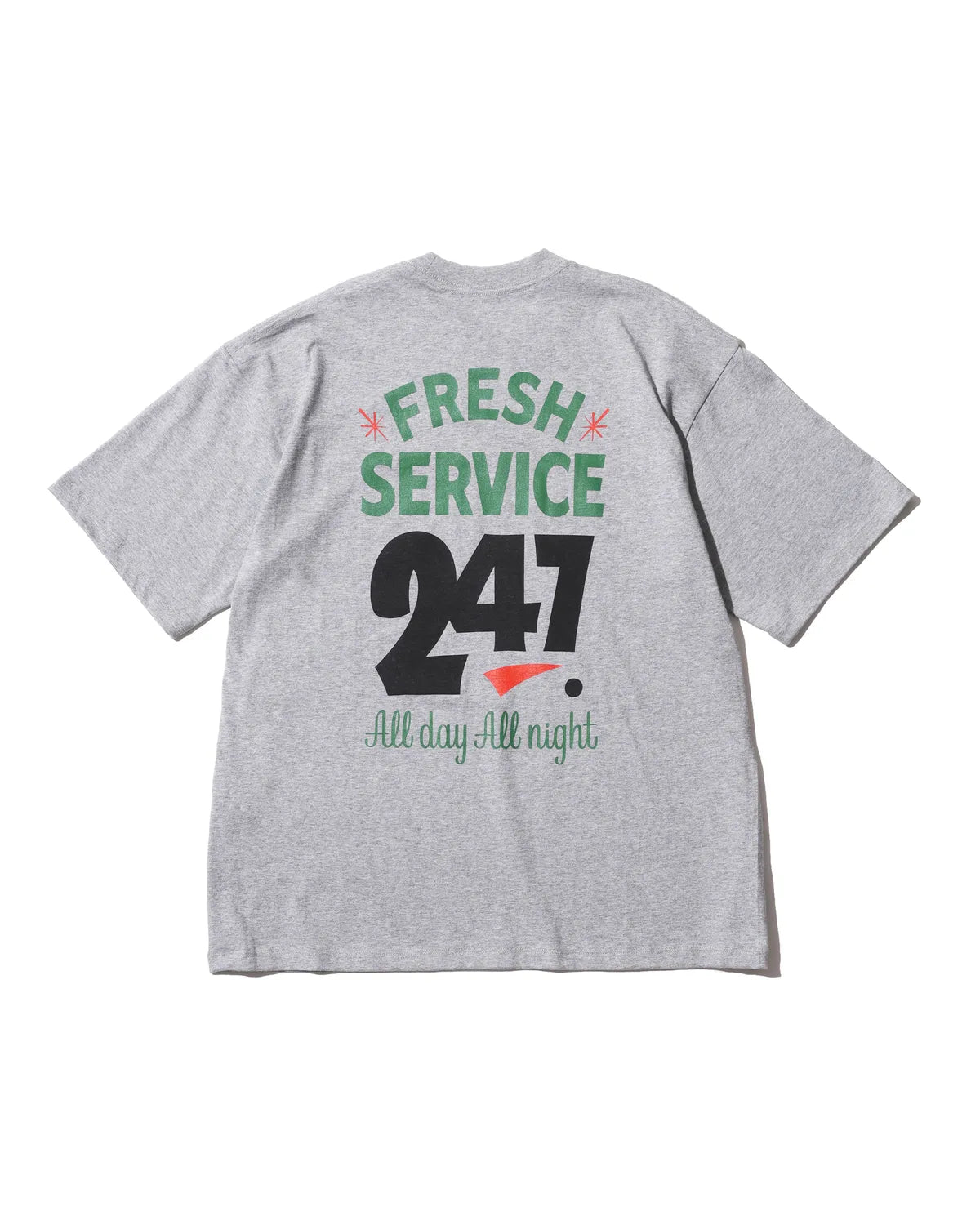 FreshService / CORPORATE PRINTED S/S TEE "ALL DAY ALL NIGHT" (FSC261-70152)