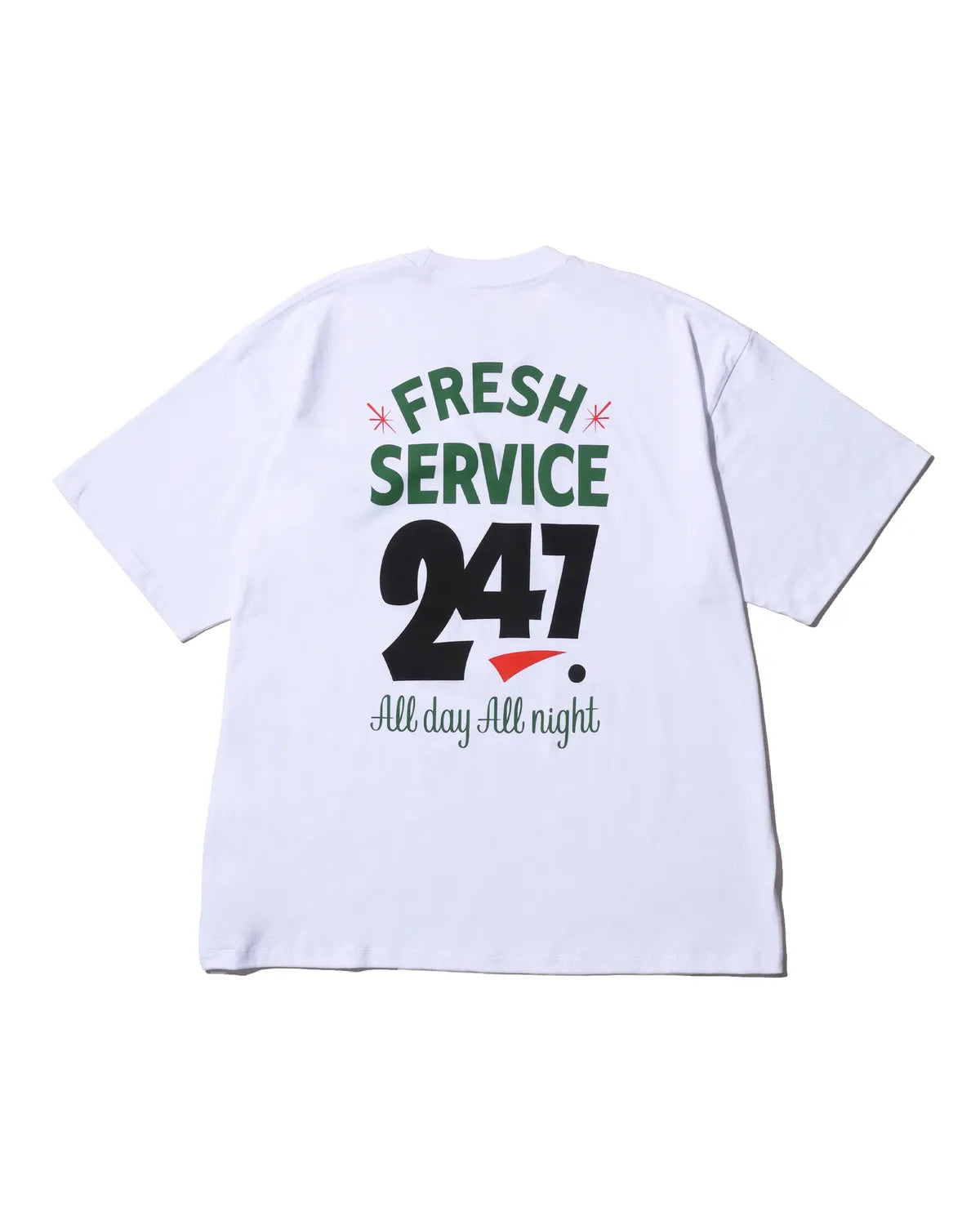 FreshService / CORPORATE PRINTED S/S TEE "ALL DAY ALL NIGHT" (FSC261-70152)