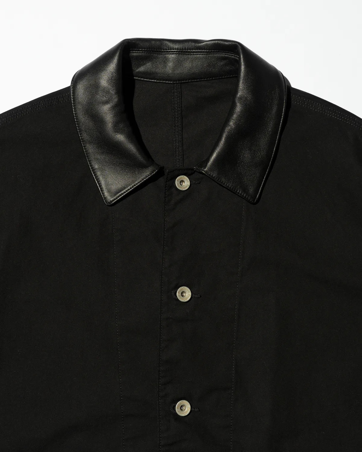 FreshService / COTTON CANVAS LEATHER COLLAR WORK JACKET (FSC263-30032)