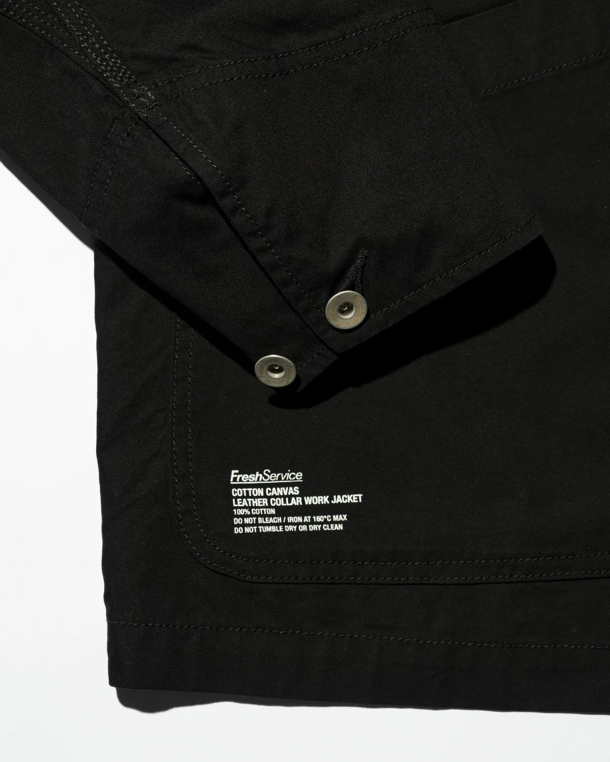 FreshService / COTTON CANVAS LEATHER COLLAR WORK JACKET (FSC263-30032)