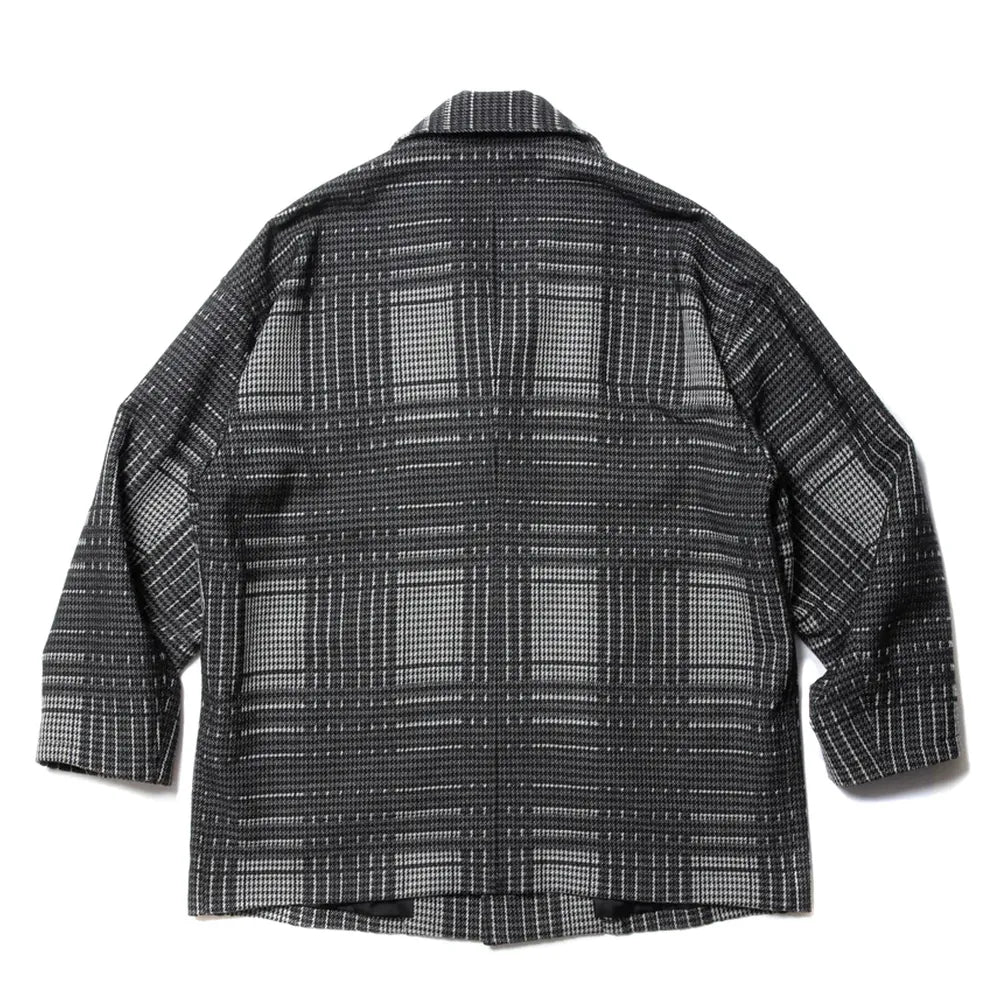 COOTIE PRODUCTIONS® / Jacquard Check Wool Short Chester Coat