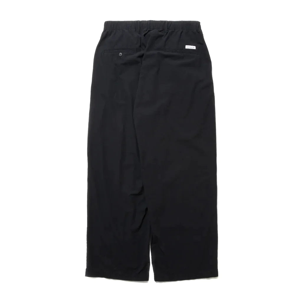 COOTIE PRODUCTIONS® / Hard Twist Yarn Twill 3 Tuck Wide Trousers