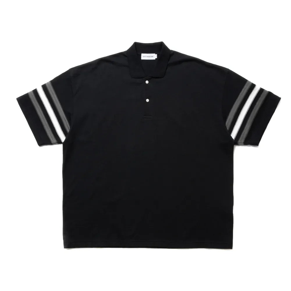 COOTIE PRODUCTIONS® / Jacquard Sleeve S/S Polo(CTE-24S325)