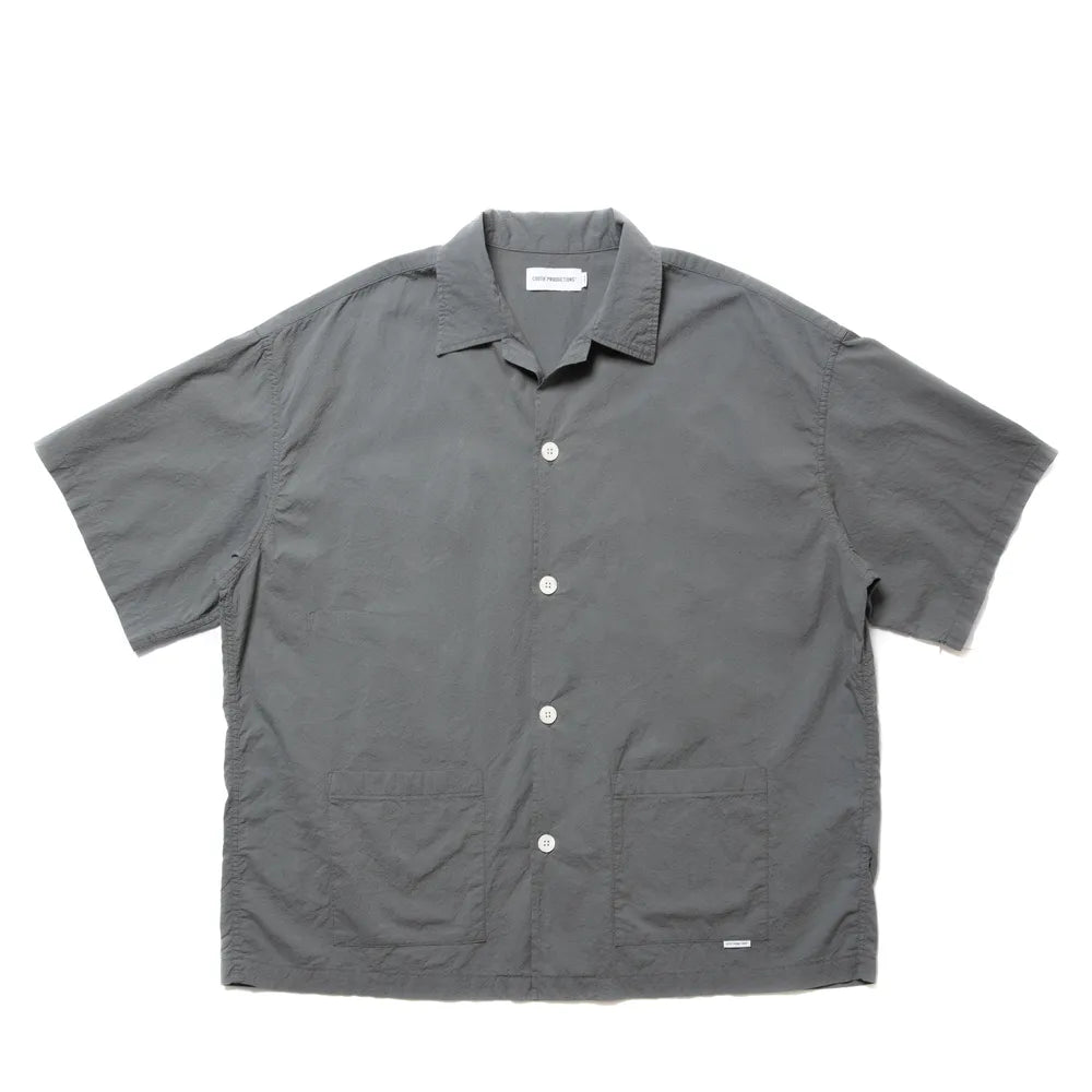 COOTIE PRODUCTIONS® / Finx Cotton Cordlane Open Collar S/S Shirt (CTE-24S410)