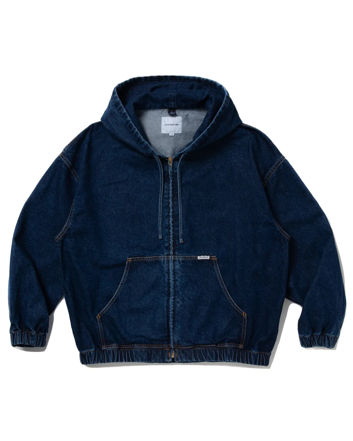 COOTIE PRODUCTIONS® / 12.5oz Denim Zip Up Hooded Jacket (CTE-25A206)