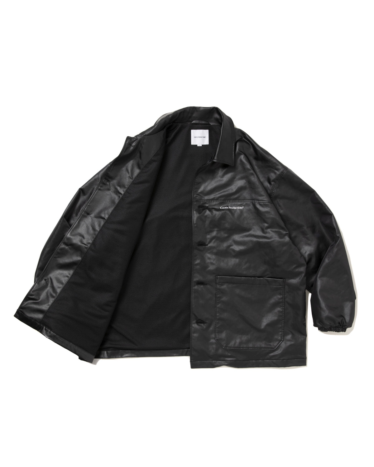 COOTIE PRODUCTIONS® / Damp Coated Satin Car Coat (CTE-25A230)