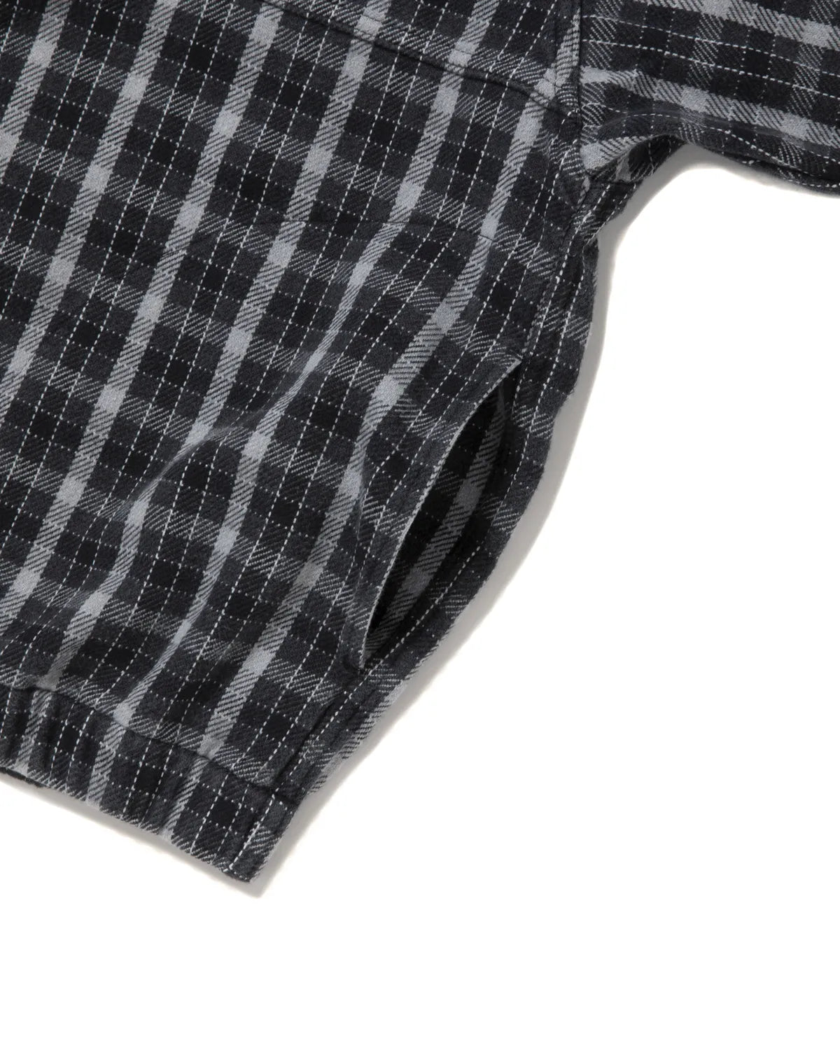 COOTIE PRODUCTIONS® / AD Processing Heavy Flannel Check Half Zip Pullover (CTE-25A408)