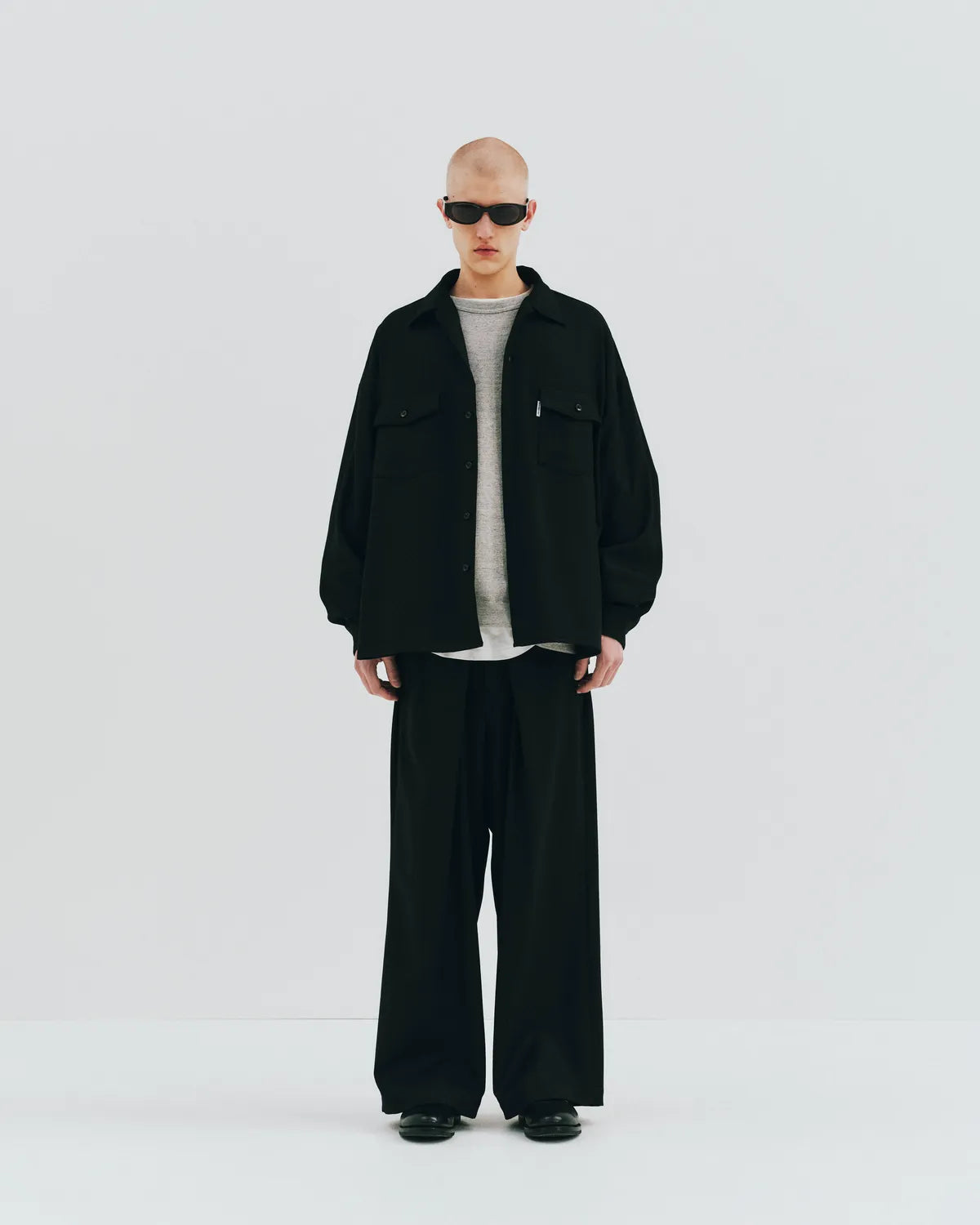 COOTIE PRODUCTIONS / Wool Flano L/S work Shirts (CTE-26A404)