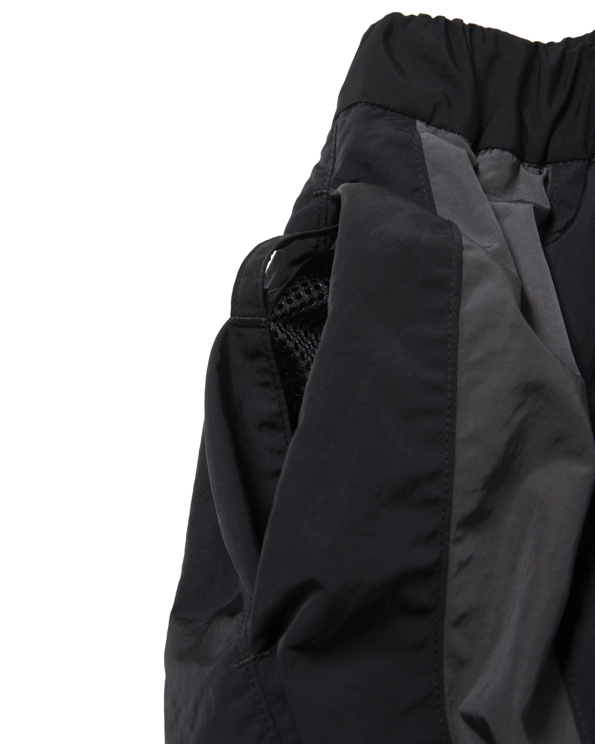 COOTIE PRODUCTIONS® / Nylon Paneling Shin Cut Wide Track Pants (CTE-26S122)