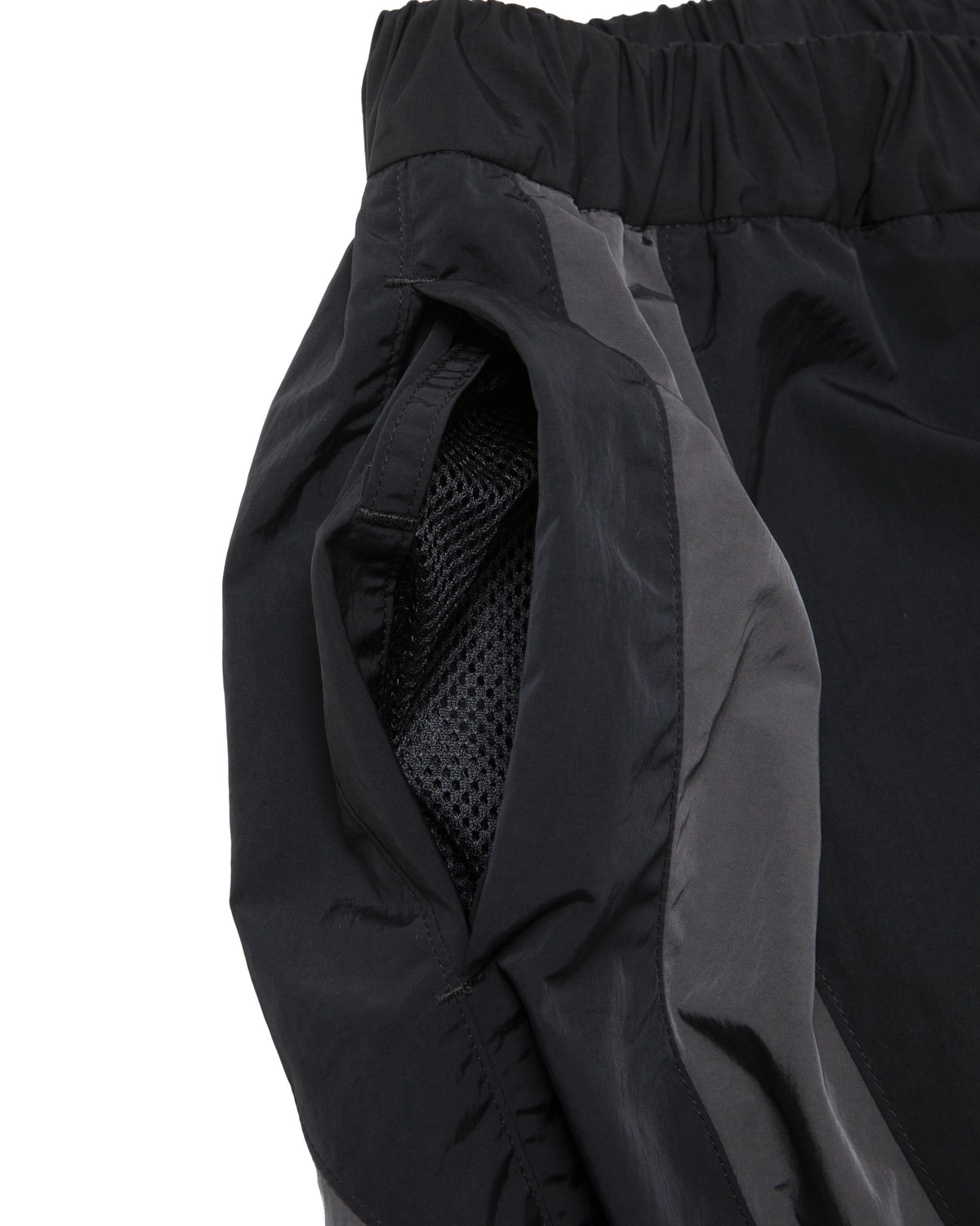 COOTIE PRODUCTIONS® / Nylon Paneling Shin Cut Wide Track Pants (CTE-26S122)