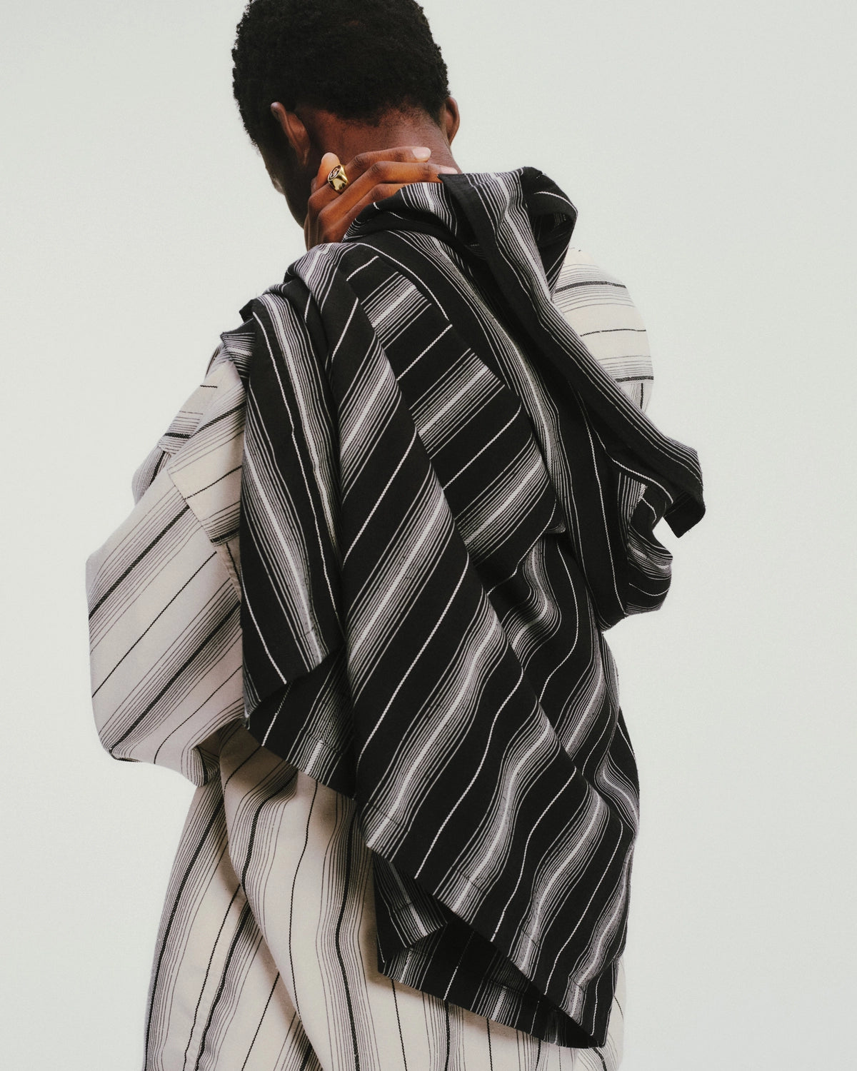 COOTIE PRODUCTIONS® / Dobby Chain Stripe L/S Cavana Shirt (CTE-26S413)