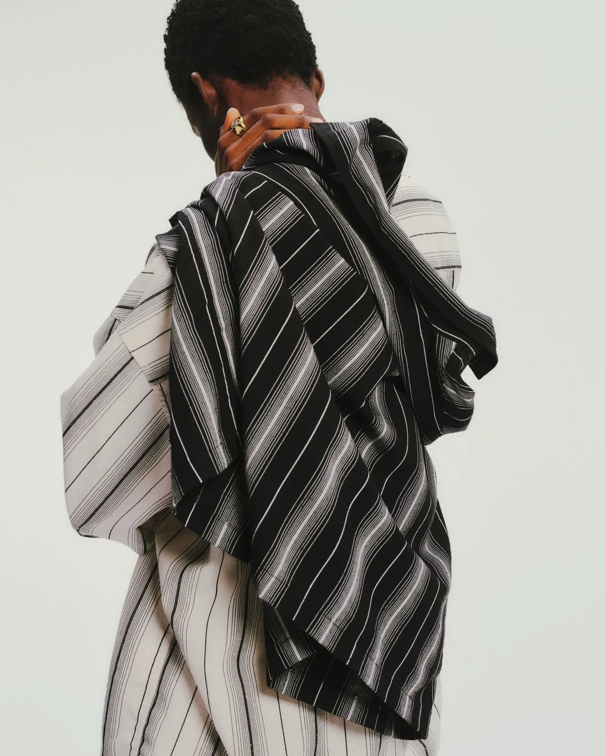 COOTIE PRODUCTIONS® / Dobby Chain Stripe S/S Cavana Shirt (CTE-26S414)