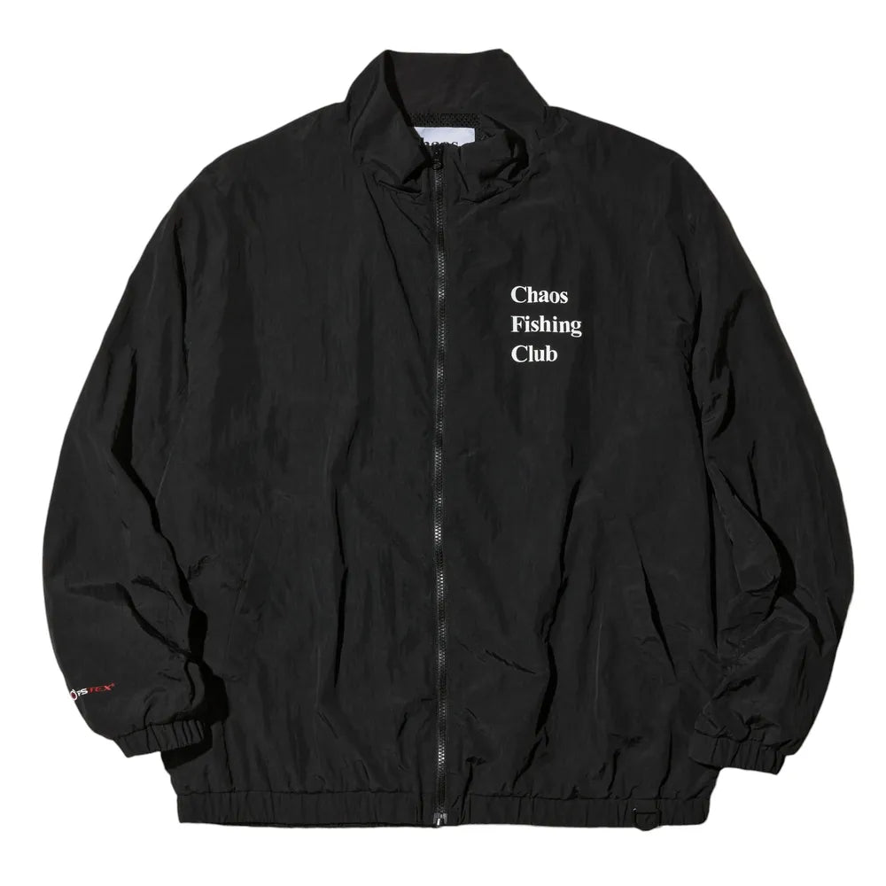 Chaos Fishing Club の LOGO ART JACKET BLACK (CFC-24AW-JK03)