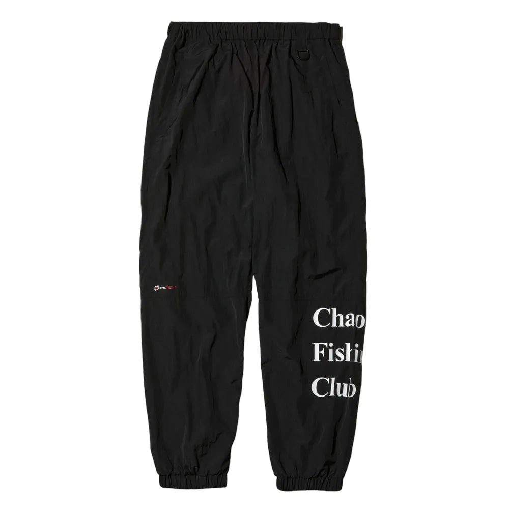 Chaos Fishing Club の LOGO ART PANTS BLACK (CFC-24AW-PT02)