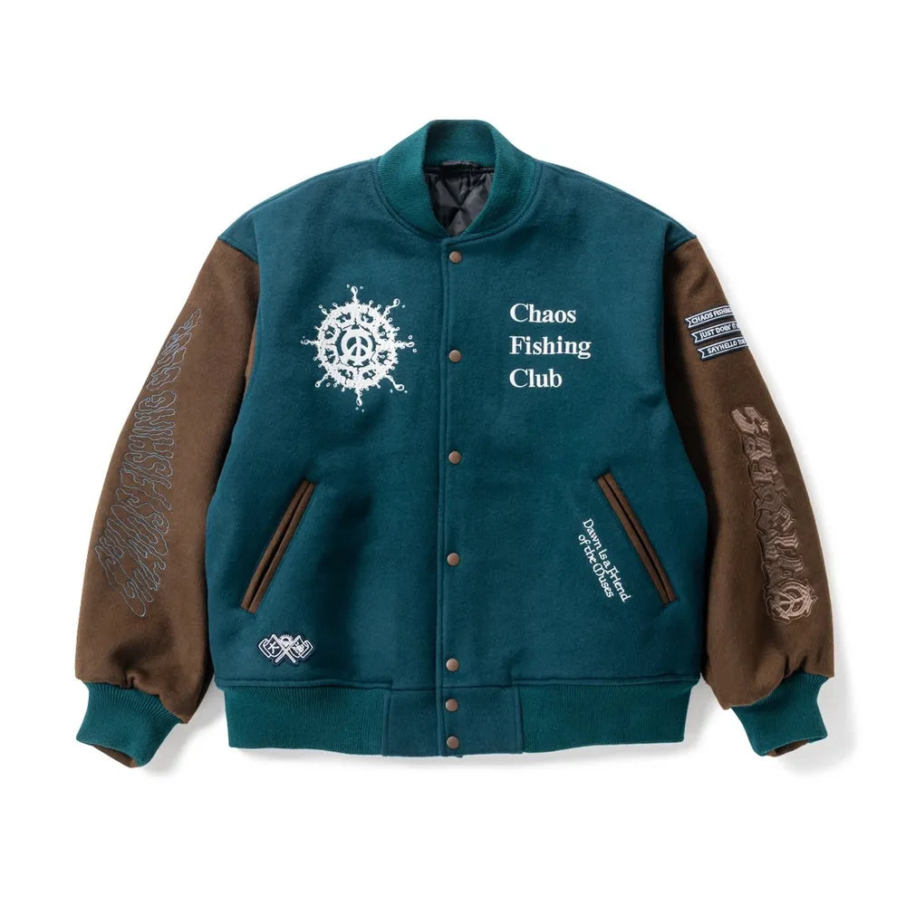 Chaos Fishing Club × SAY HELLO  STADIUM TEAM JACKET  (24AW-M01)