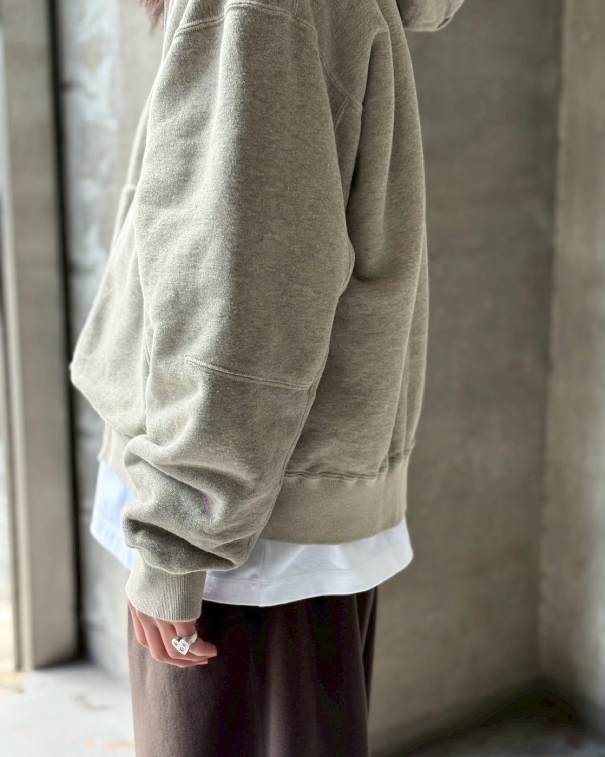 NTN / ZIP UP HOODIE GARMENT DYE (N006-044134D)