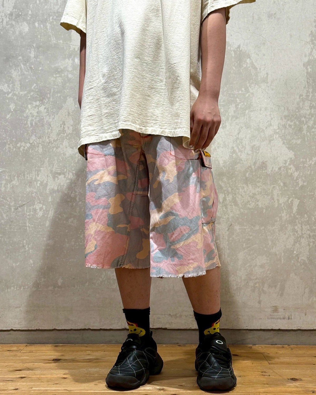 GALLERY DEPT.  / CAMO CUT OFF SHORTS (COS-30034)