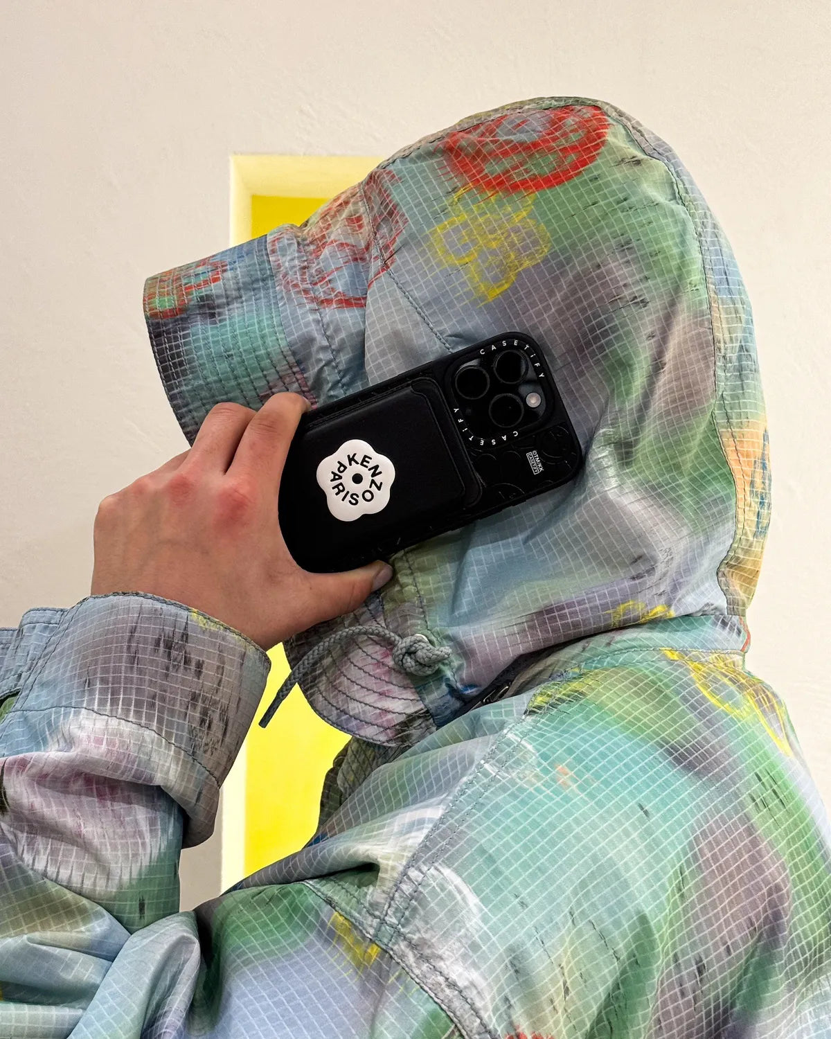 KENZO / 'Boke Flower 2.0' MagSafe card holder (FF68CW001TK1)