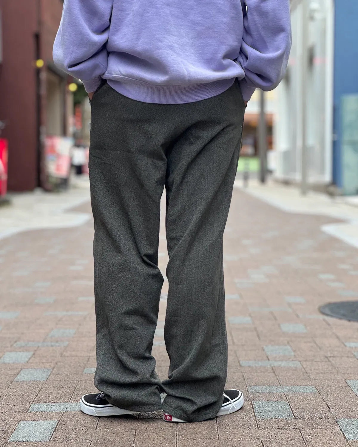 A.PRESSE / Vintage Black Chambray Work Pants (26AAP-04-19)