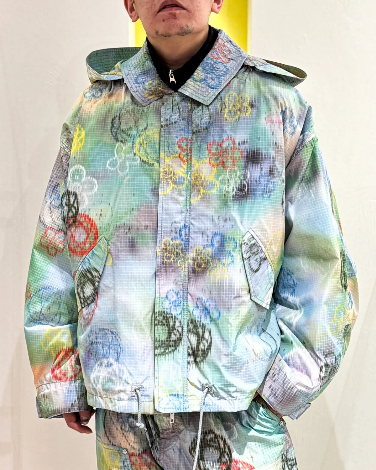 KENZO  / 'Kenzo x Futura 2000' ショート パーカ (FF65BL264912)