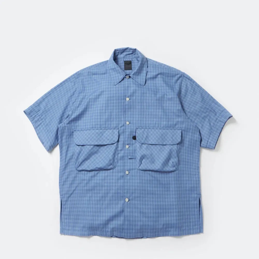 DAIWA PIER39 / TECH SPORTS OPEN COLLAR SHIRTS L/S MINI PLAIDS