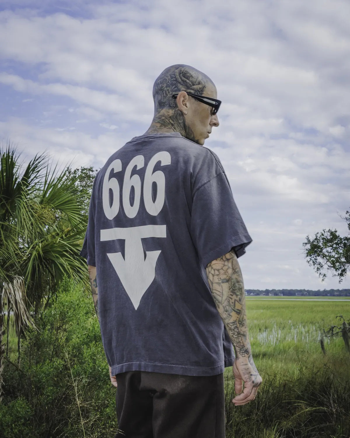 ©︎SAINT Mxxxxxx × BABYLON / BBLN_SS TEE_SAINT BABYLON (SM-HR1-0000-C47)