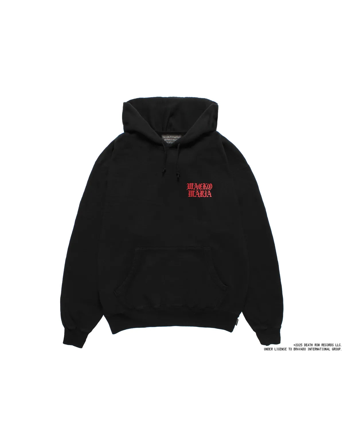 WACKO MARIA × DEATH ROW RECORDS / GARMENT DYED HOODED SWEAT SHIRT (DEATHROW-WM-SS02)