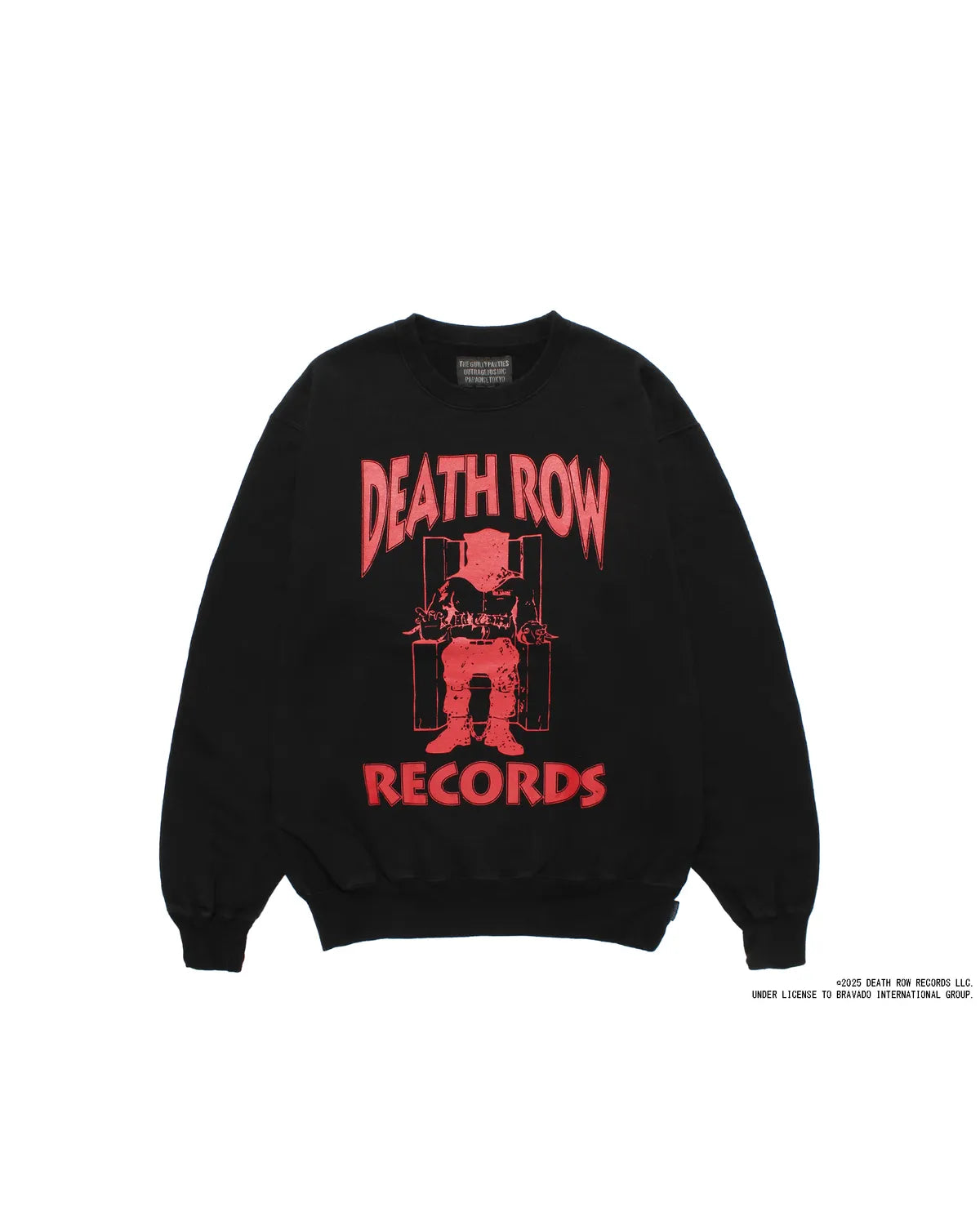 WACKO MARIA × DEATH ROW RECORDS / GARMENT DYED CREW NECK SWEAT SHIRT (DEATHROW-WM-SS03)