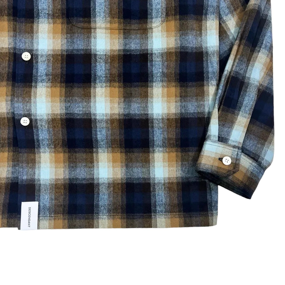 DESCENDANT / MILPITAS PLAID LS SHIRT (242TQDS-SHM03)