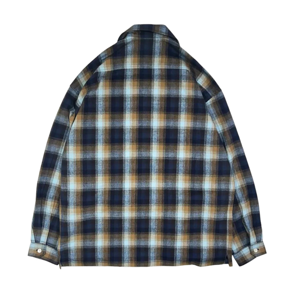 DESCENDANT / MILPITAS PLAID LS SHIRT (242TQDS-SHM03)