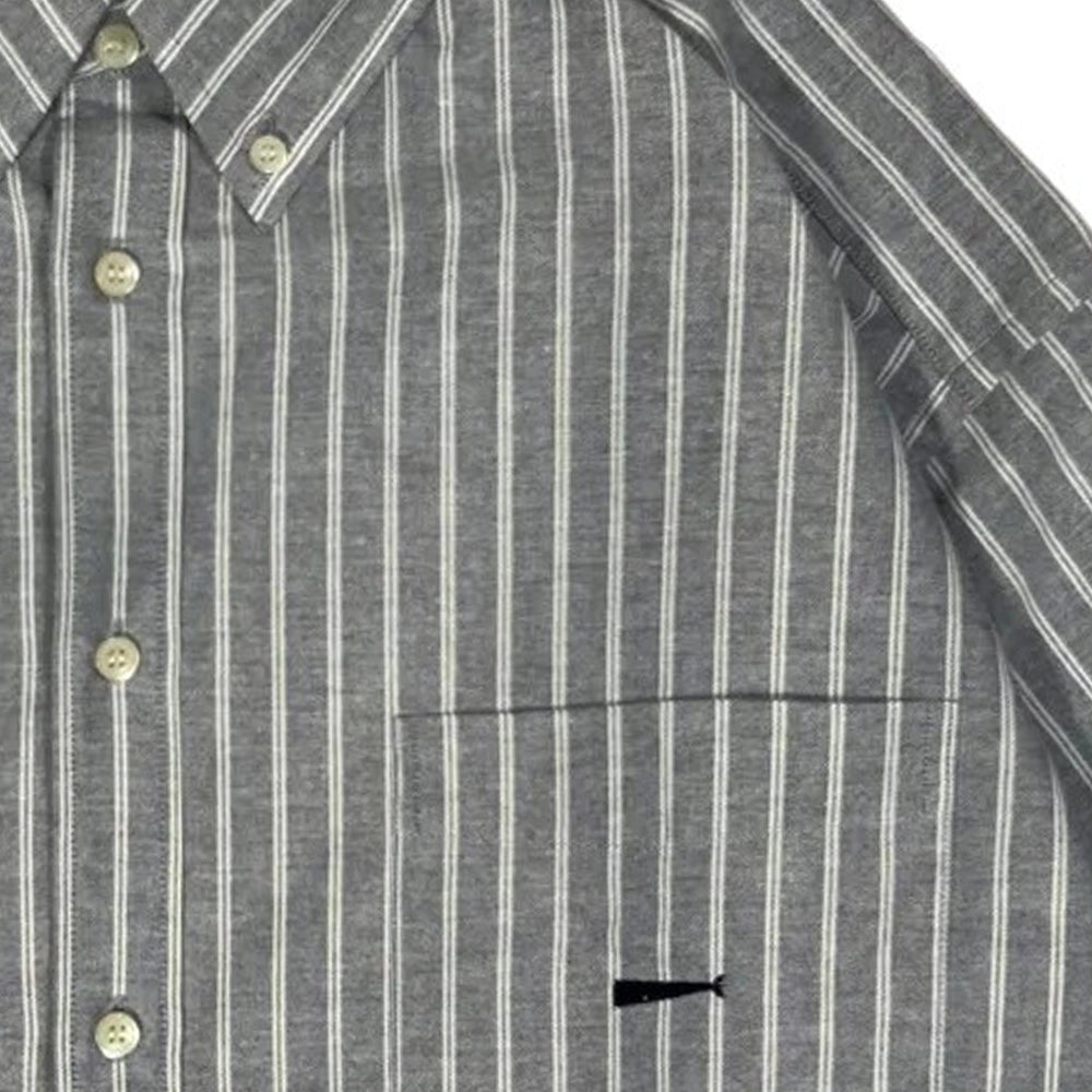 DESCENDANT / KENNEDY’S OXFORD LS STRIPE SHIRT (242CPDS-SHM01)