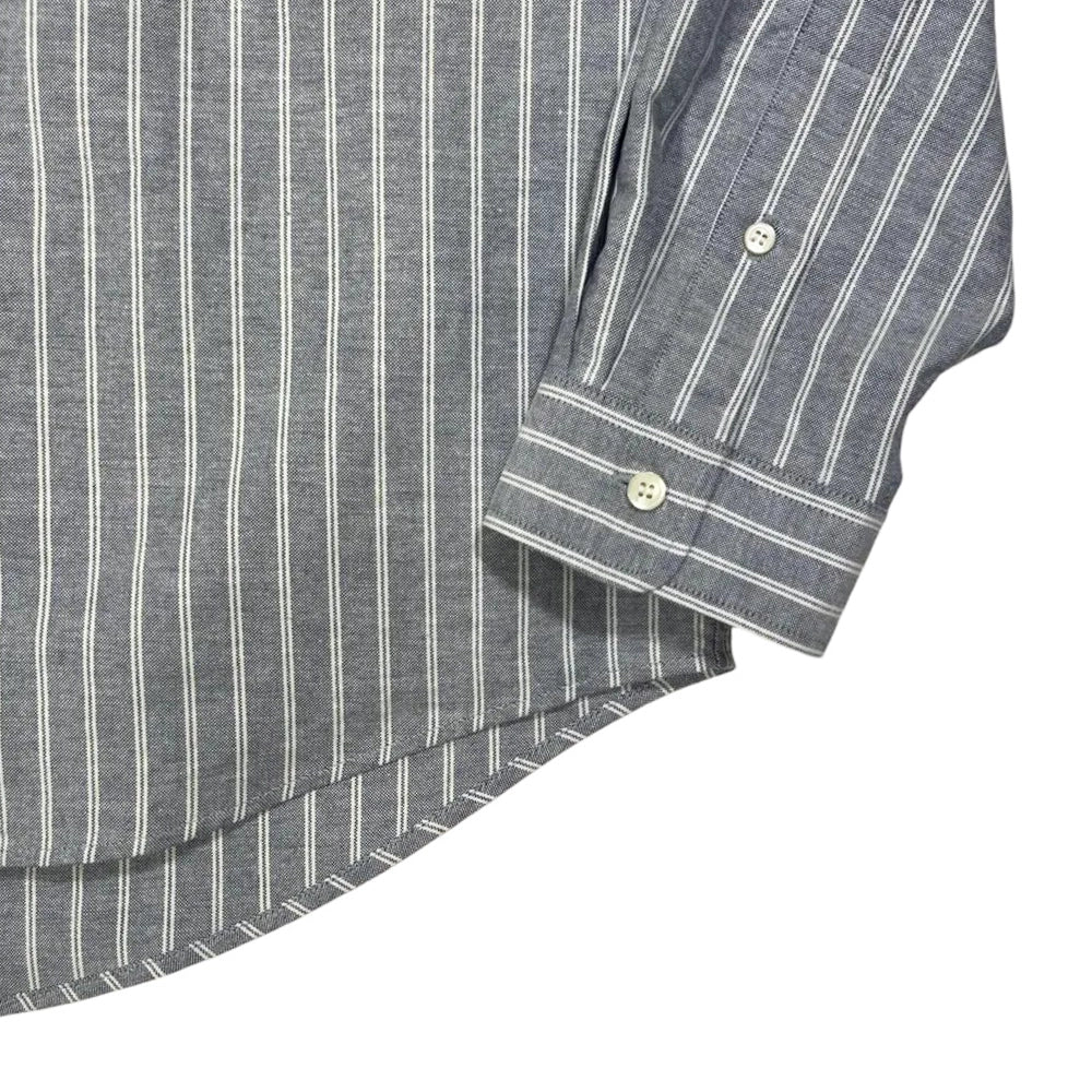 DESCENDANT / KENNEDY’S OXFORD LS STRIPE SHIRT (242CPDS-SHM01)