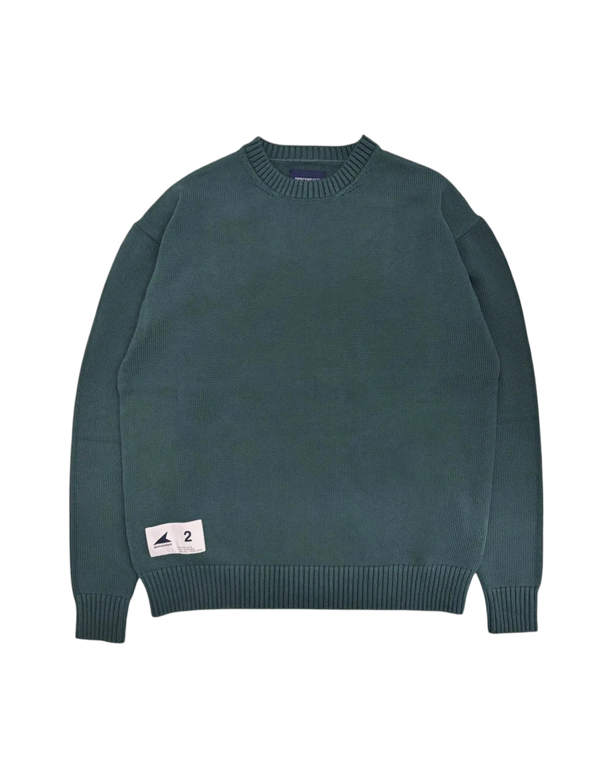 DESCENDANT / FLUKE UP CREW NECK KNIT (261MADS-KNM01)