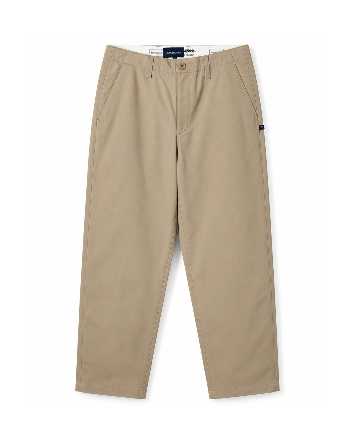 DESCENDANT / DC-6 ORGANIC COTTON TWILL TROUSERS (262CPDS-PTM01)