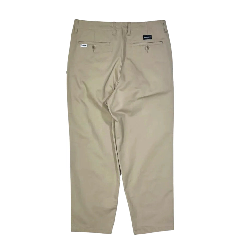 DESCENDANT / DC-6 ORGANIC COTTON TWILL TROUSERS (242TQDS-PTM01)