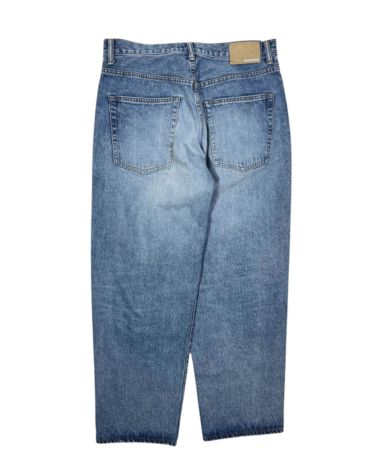 DESCENDANT /  1995 DENIM TROUSERS BUGGY HARD WASH (251WVDS-PTM04)