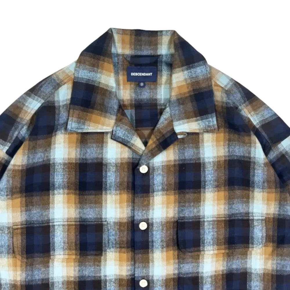 DESCENDANT / MILPITAS PLAID LS SHIRT (242TQDS-SHM03)