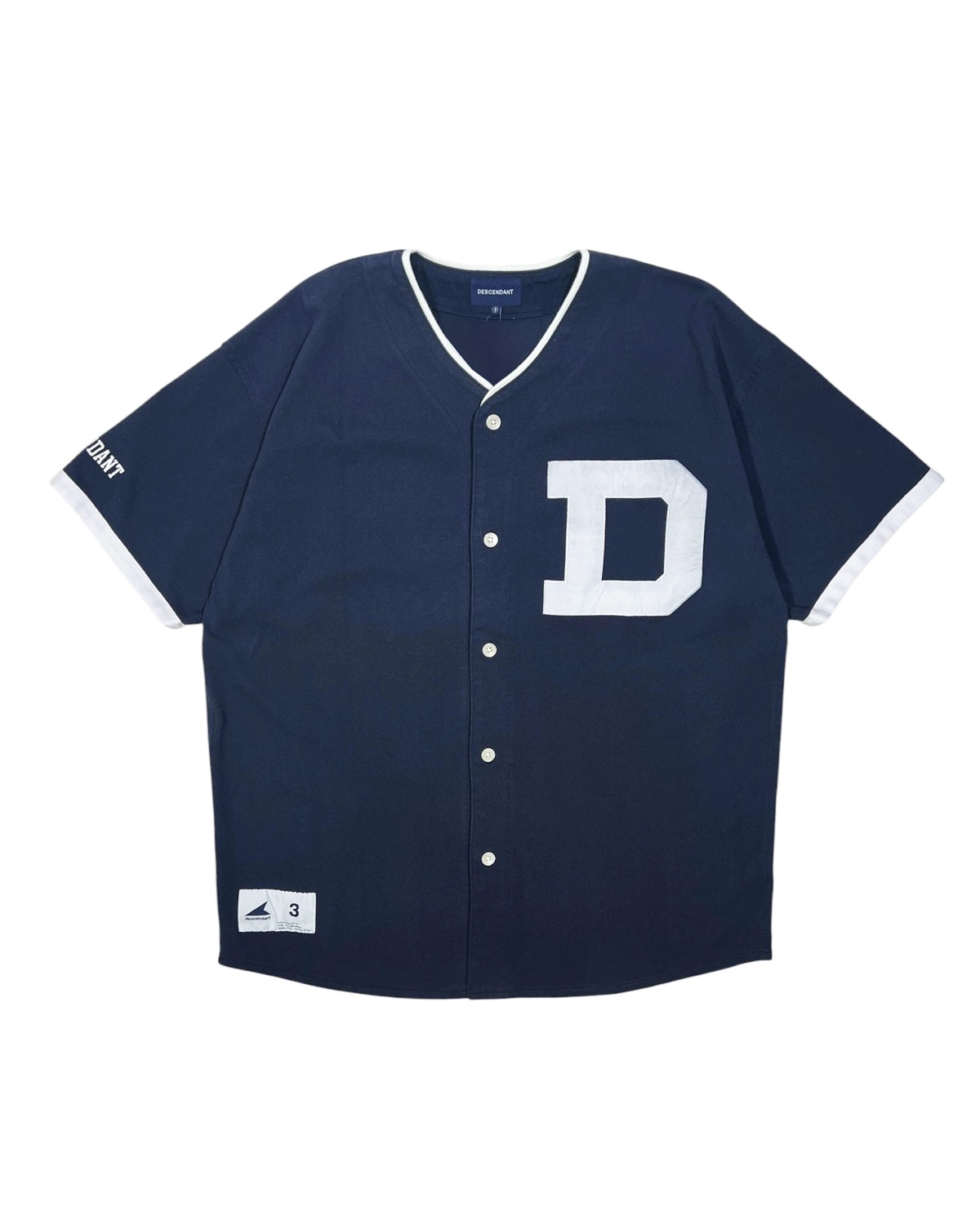 DESCENDANT の BLEEK BASEBALL JERSEY (251ATDS-CSM26)
