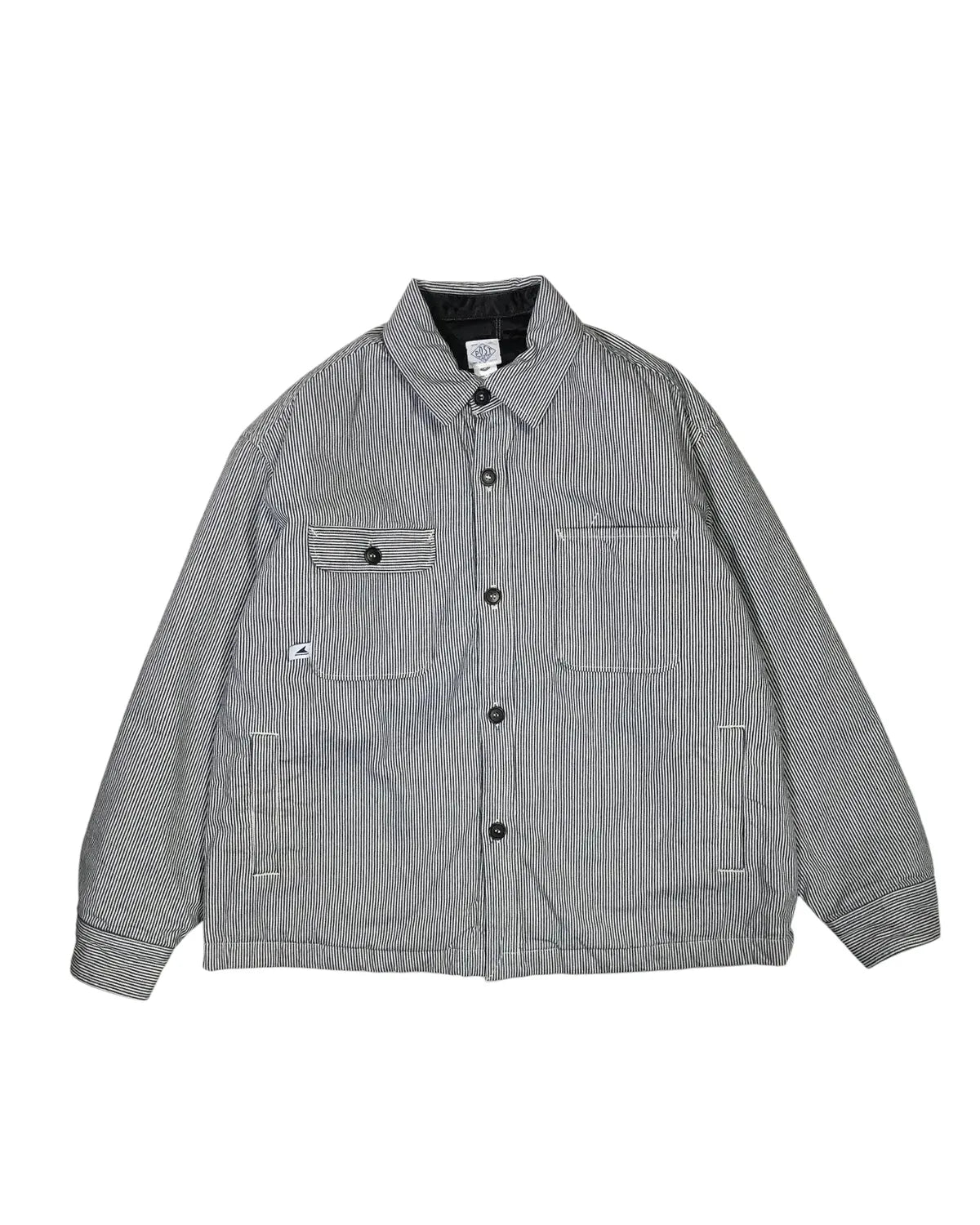 DESCENDANT の CRA90 HICKORY STRIPE JACKET POST O'ALLS (252PODS-JKM01)