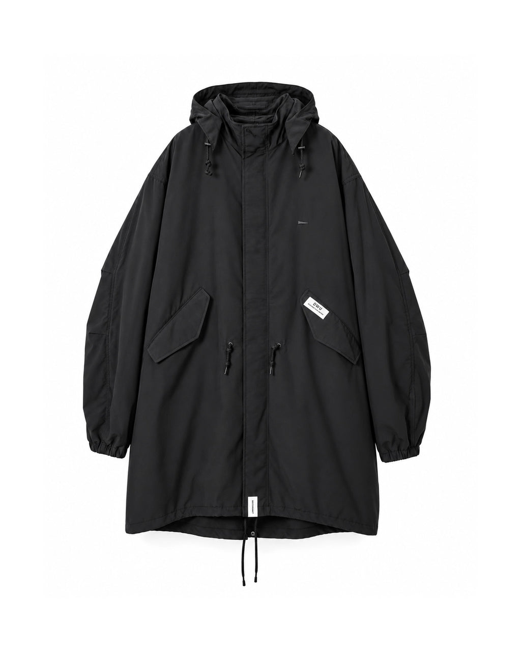 に*に様 DESCENDANT ノーカラージャケット ブラック サイズ2 DESCENDANT / D-65 NYLON COAT | 公式通販・JACK in the NET